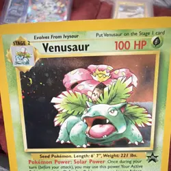 1999-2000 VENUSAUR #13 ~ Black Star Promo ~ Rare Vintage Holo WOTC Pokemon Card! - Image 5