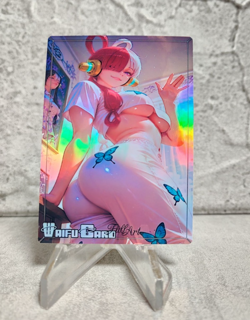 Uta Trading Card Waifu Goddess Story Anime Girl holo Karte Manga Full Art - Image 1
