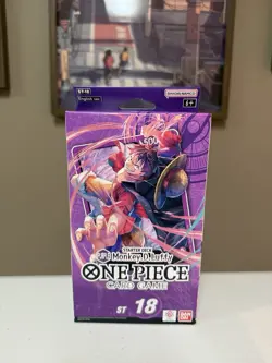 BANDAI: One Piece Card Game - Starter Deck Monkey D. Luffy (PURPLE) ST-18 SEALED - Image 1