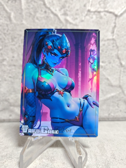 Widowmaker Trading Card Waifu Goddess Story Anime Girl holo Karte Manga Full - Image 1