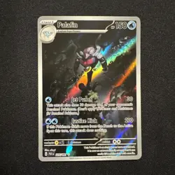 Palafin 225/091 Holo Card Pokemon TCG SV Paldean Fates Illustration Rare - Image 1