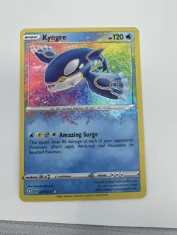 Kyogre 021/072 Shining Fates Holo Pokemon Card TCG 2021 - Image 1
