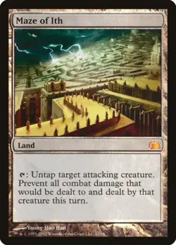 Maze of Ith -Foil Light Play MTG From the Vault: Realms - Image 1
