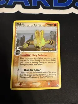 Pokemon Card - Elekid Dragon Frontiers 48/101 Common Reverse Holo Stamped - Image 1
