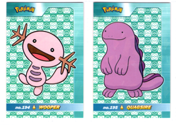 Pokemon SHINY Card Database - WOOPER & QUAGSIRE - Image 1