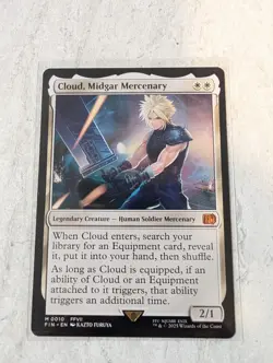 Magic The Gathering Final Fantasy 9 Card Lot (with Cloud) - NM/M **PACK FRESH** - Image 2