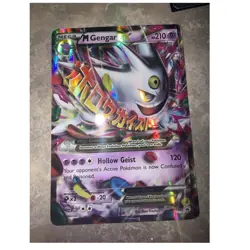 Pokemon M Gengar EX XY Full Art Holo Promo XY166 HP210 2016 English Card - Image 1