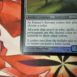 First Edition English Foil Painter S Servant MTG card - Image 3