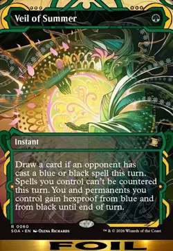 Veil of Summer ** FOIL ** #60 - Secrets of Strixhaven: Mystical Archive - NM MTG - Image 1