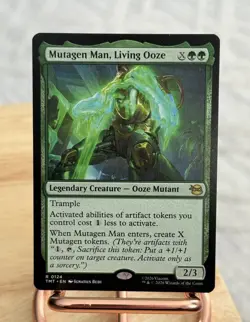 Mutagen Man, Living Ooze (Extended Art) Rare MTG Ninja Turtles Regular - Image 1