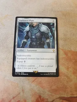 Darksteel Plate Commander Final Fantasy MTG NM - Image 1
