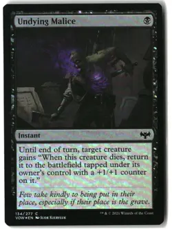 MTG Undying Malice [VOW - 134] LP Foil 2-40 - Image 1