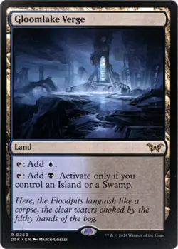 Gloomlake Verge (#331) - Duskmourn: House of Horror - MTG - LP - Image 1