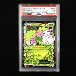 PSA 7 NM 2016 Pokemon ENG Shaymin ex XY148 Promo(1) - Image 1