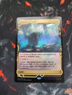 CAVERN OF SOULS - Zendikar Rising Expeditions - MTG Magic: the Gathering Foil - Image 1