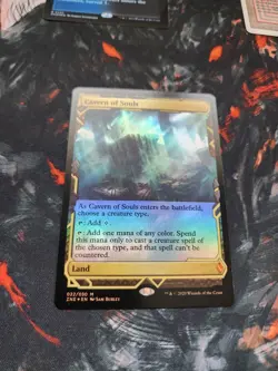 CAVERN OF SOULS - Zendikar Rising Expeditions - MTG Magic: the Gathering Foil - Image 2