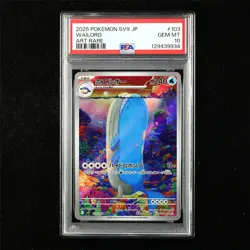 PSA 10 GEM MT 2025 Pokemon JPN Wailord I sv9 103/100 AR - Image 1
