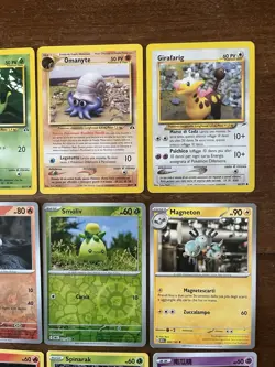 Lotto 12 Pokemon card ita Yuka Morii Ita - Kabuto Omanyte Girafarig Larvesta RH - Image 3