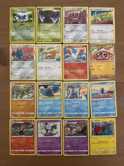 Lotto 16 Pokemon Card Eng Komiya - Voltorb Zubat Ponyta Pineco Farfetch’d - Image 1
