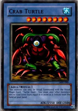 Crab Turtle Common Magic Ruler MRL-069 Moderately Played Yu-Gi-Oh! Card - Image 1