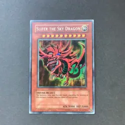 2003 SLIFER THE SKY DRAGON GBI-001 SECRET RARE YUGIOH - Image 1