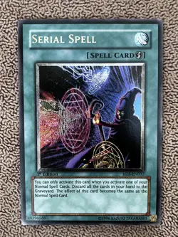 Serial Spell RDS-EN037 Ultimate Rare 1st Edition Yugioh LP! EURO - Image 1