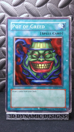 | Yugioh Pot of Greed SD1-EN015 Common Structure Deck Dragons Roar HP 🔥 | - Image 1