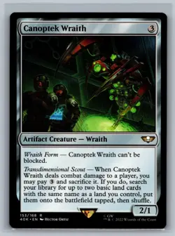 Magic MTG Universes Beyond: Warhammer 40,000 Canoptek Wraith #153/168 TCG 40k - Image 1