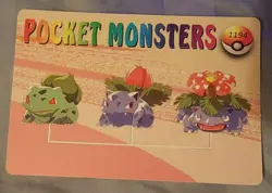 Pocket Monsters Pokemon Cardass Bulbasaur Ivysaur Venusaur NM Holo Sticker Card - Image 2