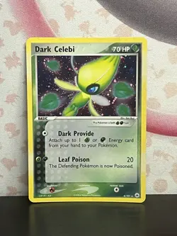 Pokemon TCG Dark Celebi 4/101 Hidden Legends Holo Vintage Rare Nintendo 2004 LP - Image 1