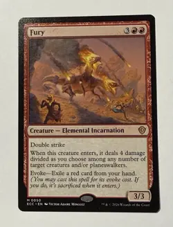FURY mtg NM-M Commander Lorwyn Eclipsed 1 Mythic ECC - Image 1