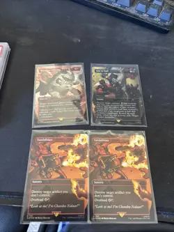 MTG Secret Lair x Marvel Deadpool RAINBOW FOIL Set NM/MT - Image 1