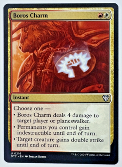 Boros Charm | Commander: Outlaws of Thunder Junction | 0216 | Uncommon | NM - Image 1
