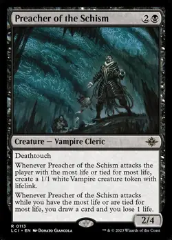 Preacher of the Schism-The Lost Caverns Of Ixalan-Regular-113-LP - Image 1