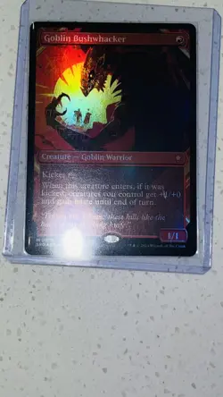 Goblin Bushwhacker foil Showcase 0078 MTG SPG Special Guests Mythic NP - Image 1