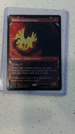 Goblin Bushwhacker foil Showcase 0078 MTG SPG Special Guests Mythic NP - Image 2