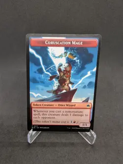 Coruscation Mage Token [Bloomburrow] Near Mint - Image 1