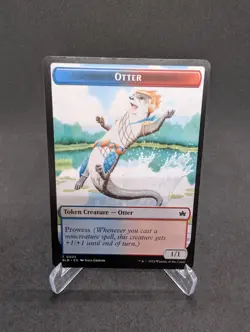 MtG Otter Token T 0025 Bloomburrow Regular Token - Image 1