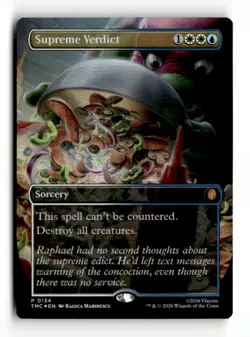 Supreme Verdict (Borderless) Commander: Teenage Mutant Ninja Turtles Foil 134... - Image 1