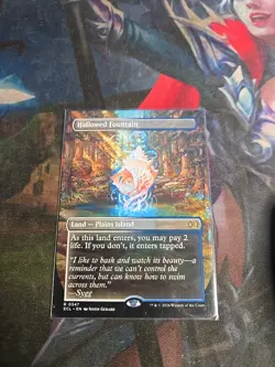 Hallowed Fountain (Borderless) Lorwyn Eclipsed MTG MINT - Image 1