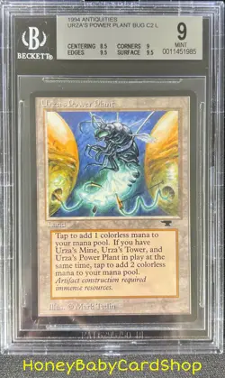 MTG Antiquities 1994 Urza's Power Plant (Bug) BGS 9.0 Mint Old School 93/94 - Image 1