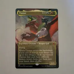 Magic The Gathering Tiamat Forgotten Realms Mythic Foil Borderless 298 EN - Image 1