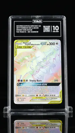 Moltres Zapdos Articuno GX 69/68 - Tag 10 - Graded - Pokemon TCG Hidden Fates - Image 3