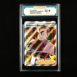 TQG 10 PRISTINE 2021 Pokemon 25th ENG Professor's Research SWSH-CB D 024/025 UR - Image 1