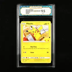 TQG 9.5 MINT+ 2021 Pokemon 25th ENG Pikachu 25/25 - Image 1