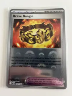 Brave Bangle 080/086 Uncommon Pokeball Holo Near Mint Condition White Flare - Image 1