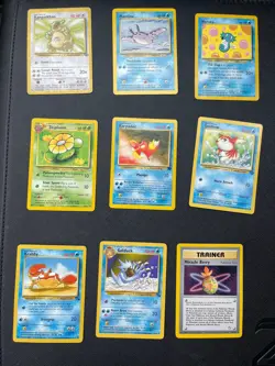 Vintage Pokemon Binder Collection Base Set NM-HP Condition 1999 WOTC TCG Lot #28 - Image 1