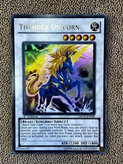 Thunder Unicorn DREV-EN040 Ultra Rare 1st Edition NM Yugioh - Image 1