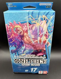 One Piece Starter Deck Blue Donquixote Doflamingo ST-17 English Sealed - Image 1