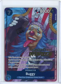 Buggy P-084 Release Event Winner Promo One Piece English NM - Image 1